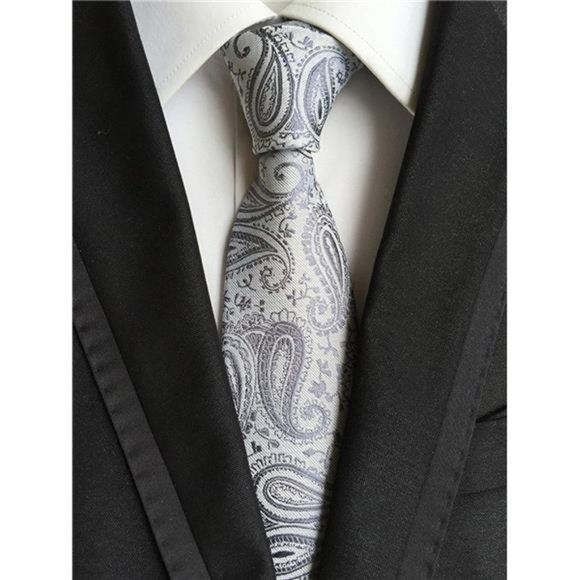 6 PCS Classic Men's Silk Tie Necktie Woven JACQUARD Neck Ties Business - Picture 6 of 6